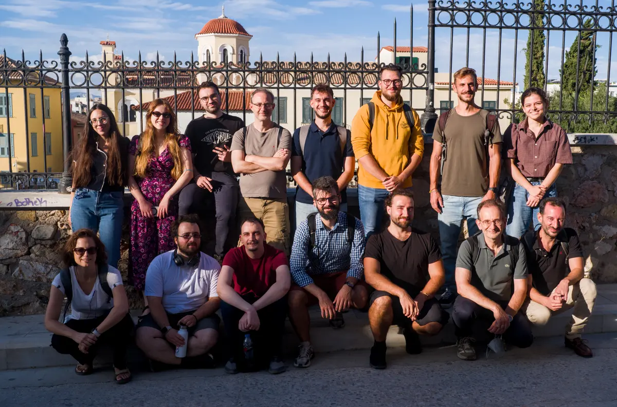 AUEB NLP Group on a walk around Athens